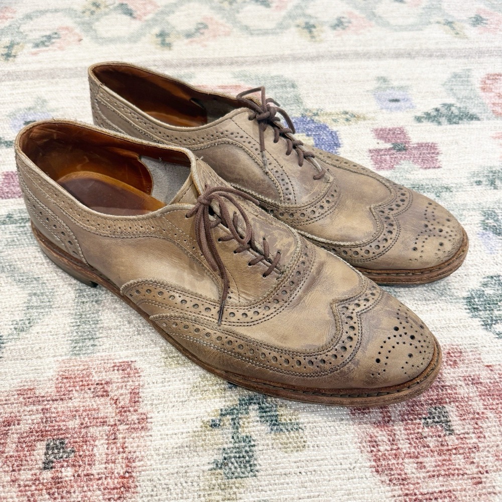 Allen Edmonds Mens Wingtip Oxford Dress Shoes Size 11D Business Career Preppy